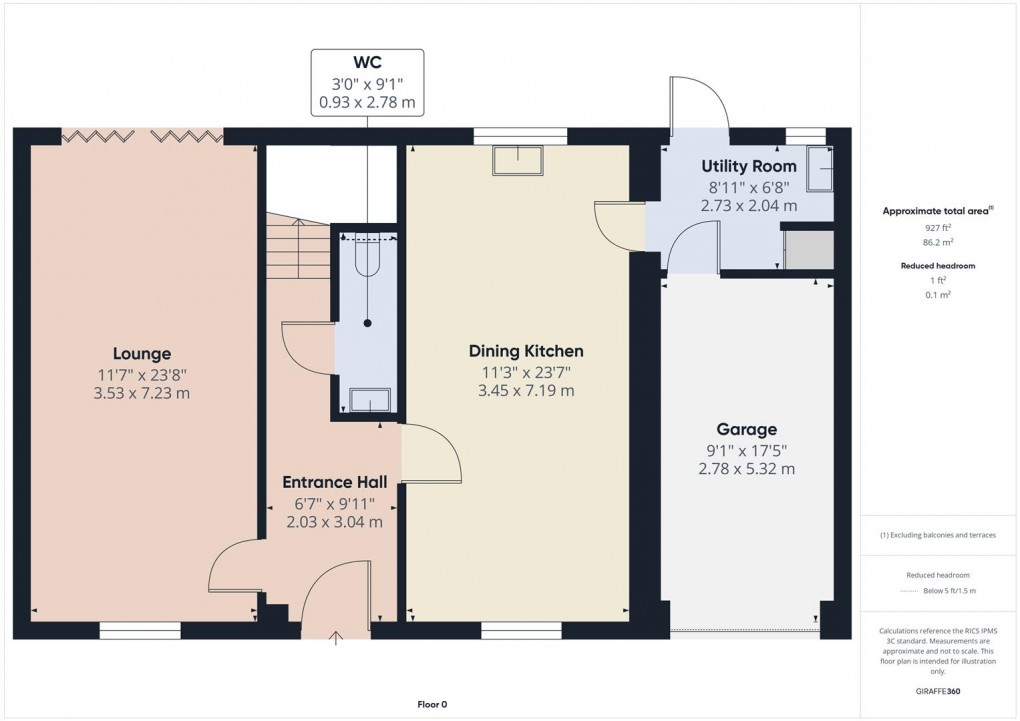 Floorplan for Dairy Close, Hartington
