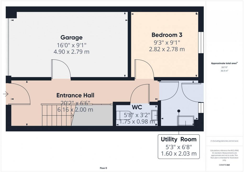 Floorplan for Springdale, Buxton