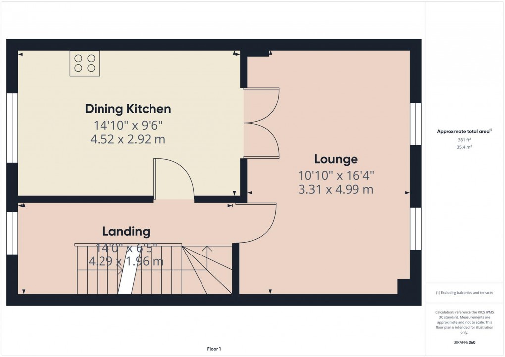 Floorplan for Springdale, Buxton