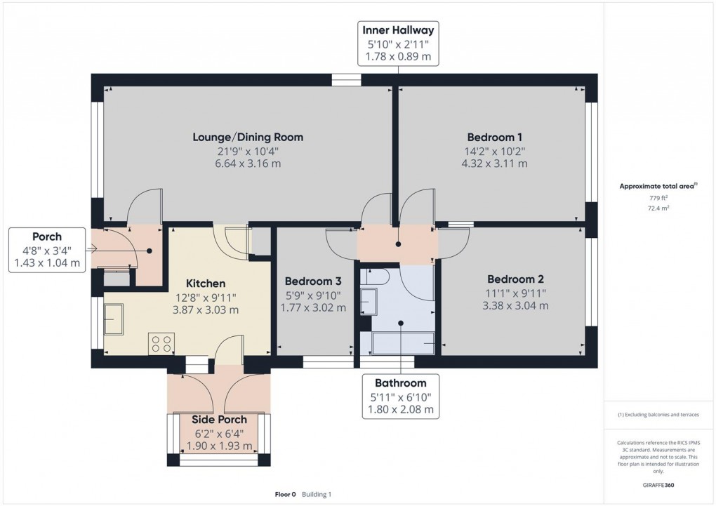 Floorplan for Amberley Drive, Buxton