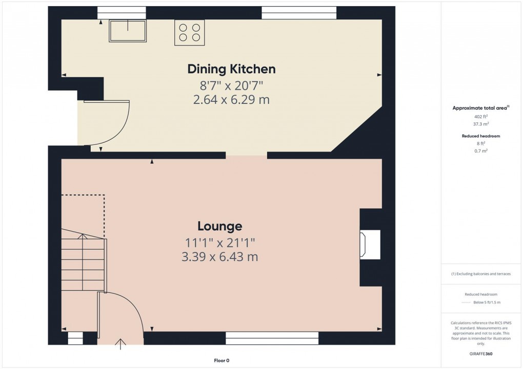 Floorplan for Alport Avenue, Buxton