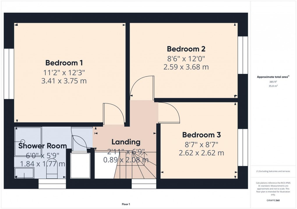 Floorplan for Macclesfield Old Road, Buxton