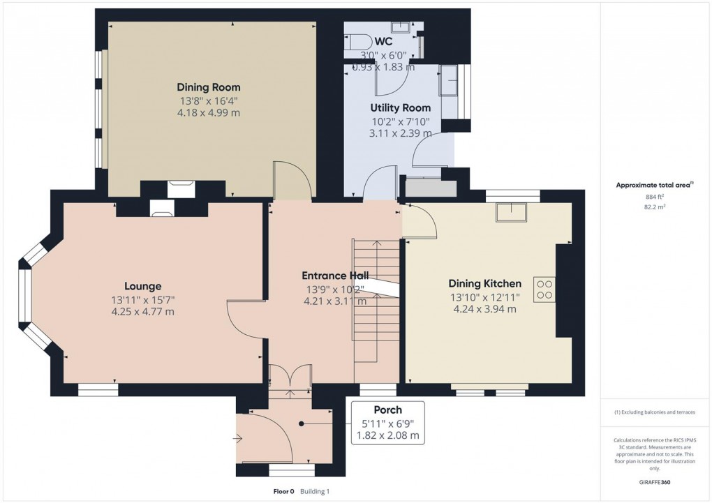 Floorplan for Spencer Road, Buxton