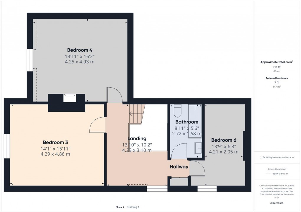 Floorplan for Spencer Road, Buxton