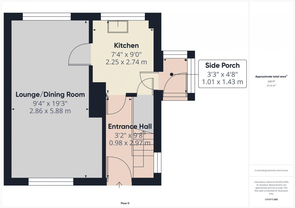 Floorplan for Victoria Park Road, Buxton