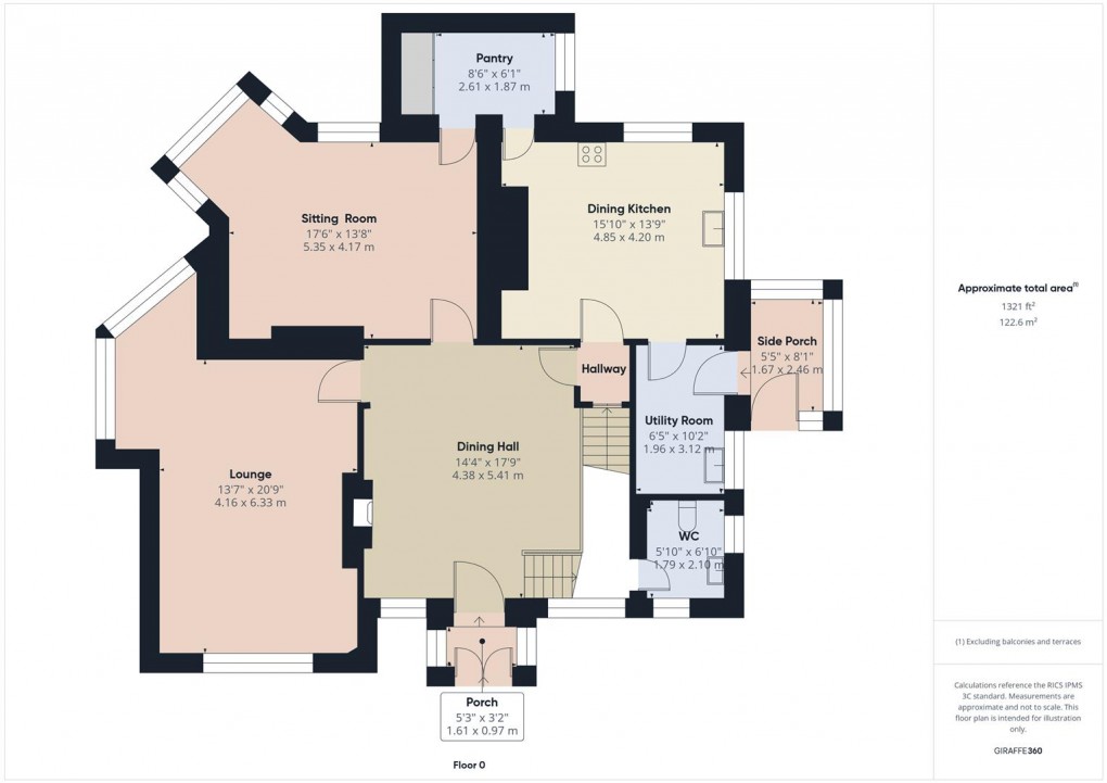 Floorplan for Park Road, Buxton