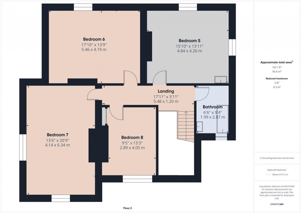 Floorplan for Park Road, Buxton