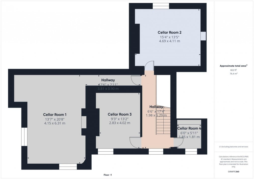 Floorplan for Park Road, Buxton