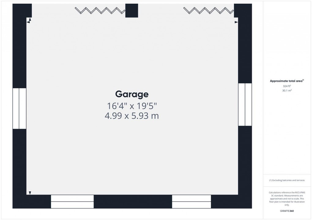 Floorplan for Park Road, Buxton