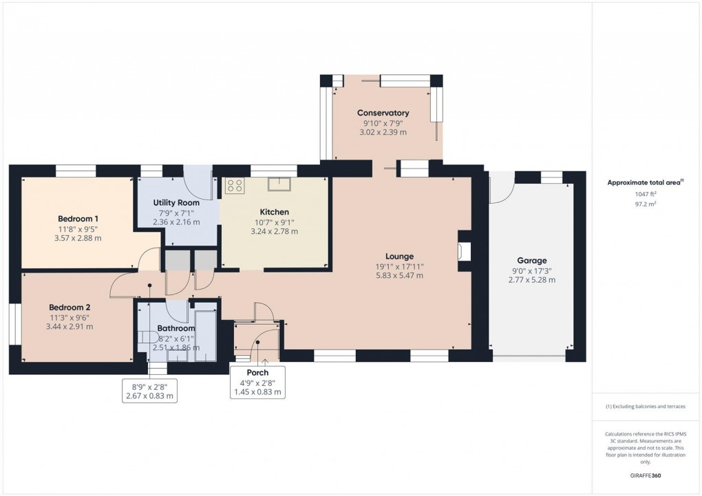 Floorplan for Sherwood Copse, Tideswell, Buxton