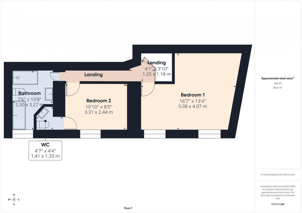 Floorplan for Leek Road, Longnor, Buxton