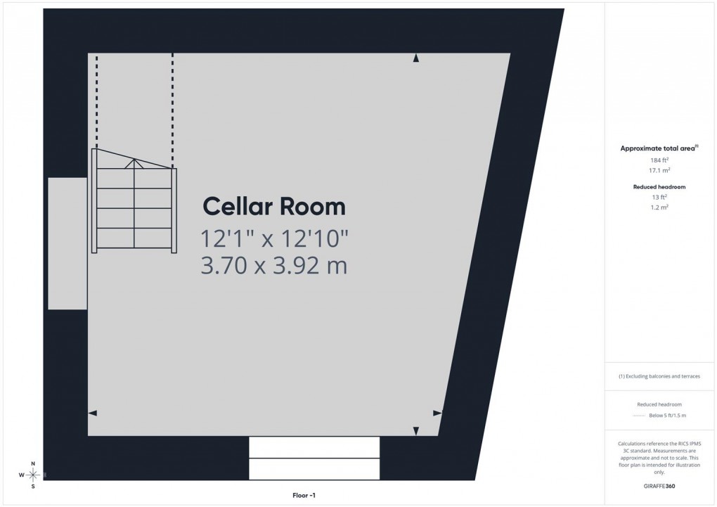 Floorplan for Leek Road, Longnor, Buxton