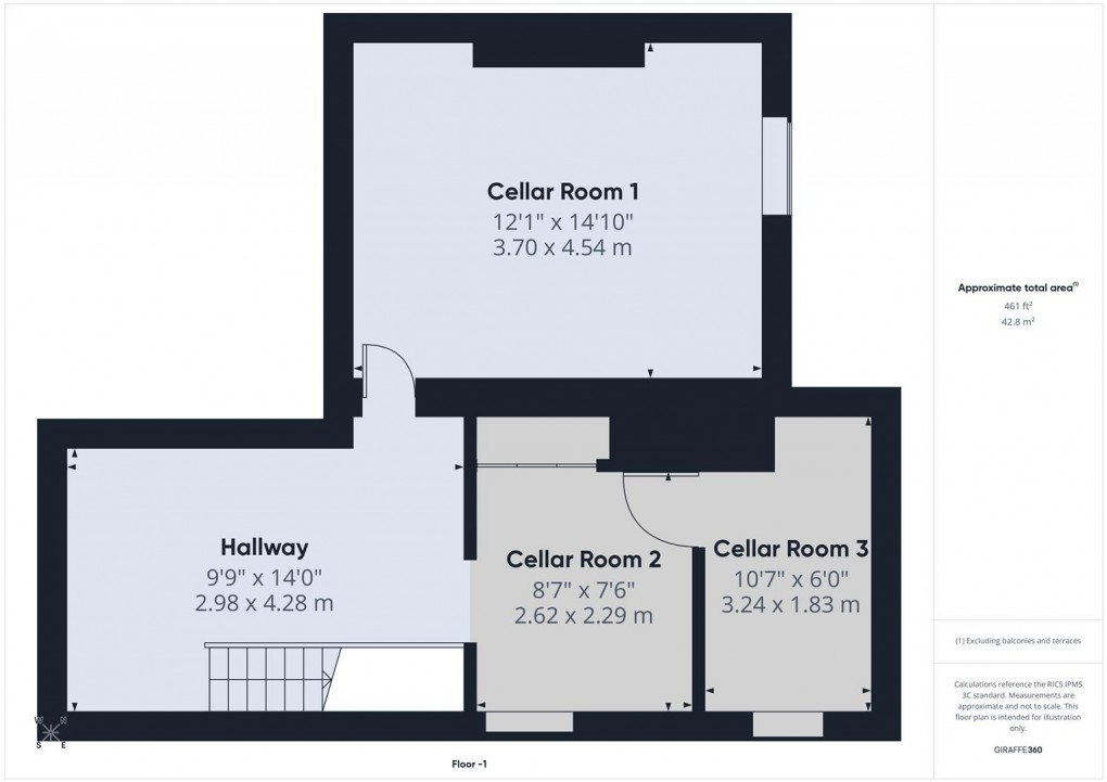 Floorplan for Lightwood Road, Buxton