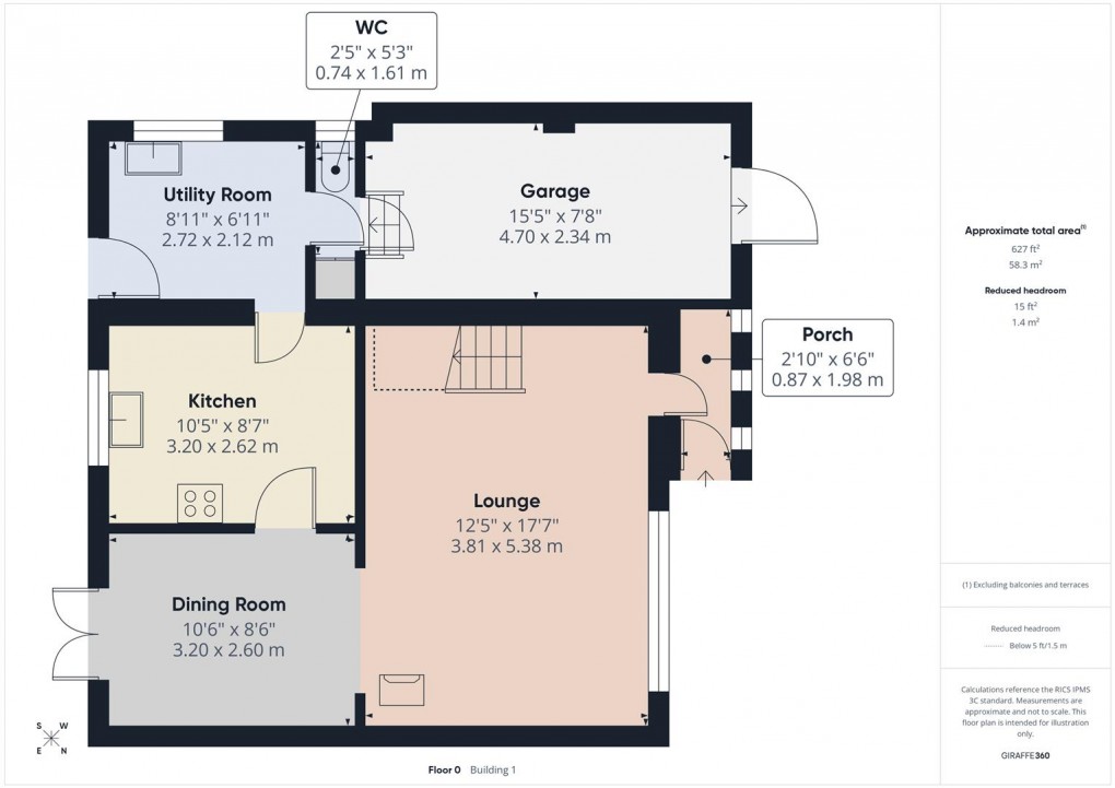 Floorplan for Clifton Drive, Buxton