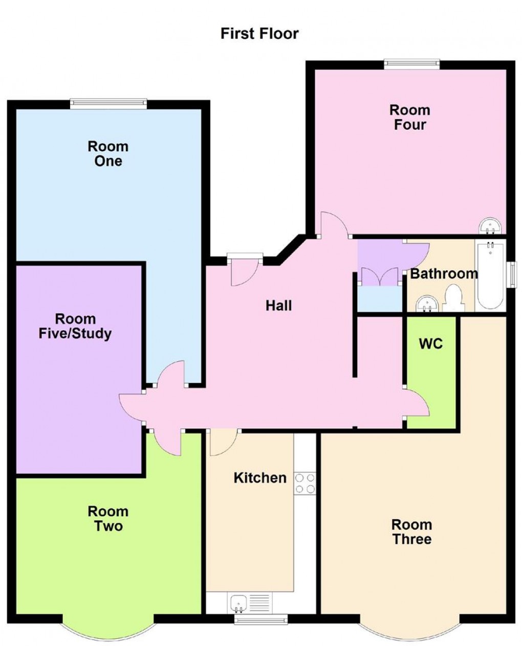 Floorplan for Terrace Road, Buxton