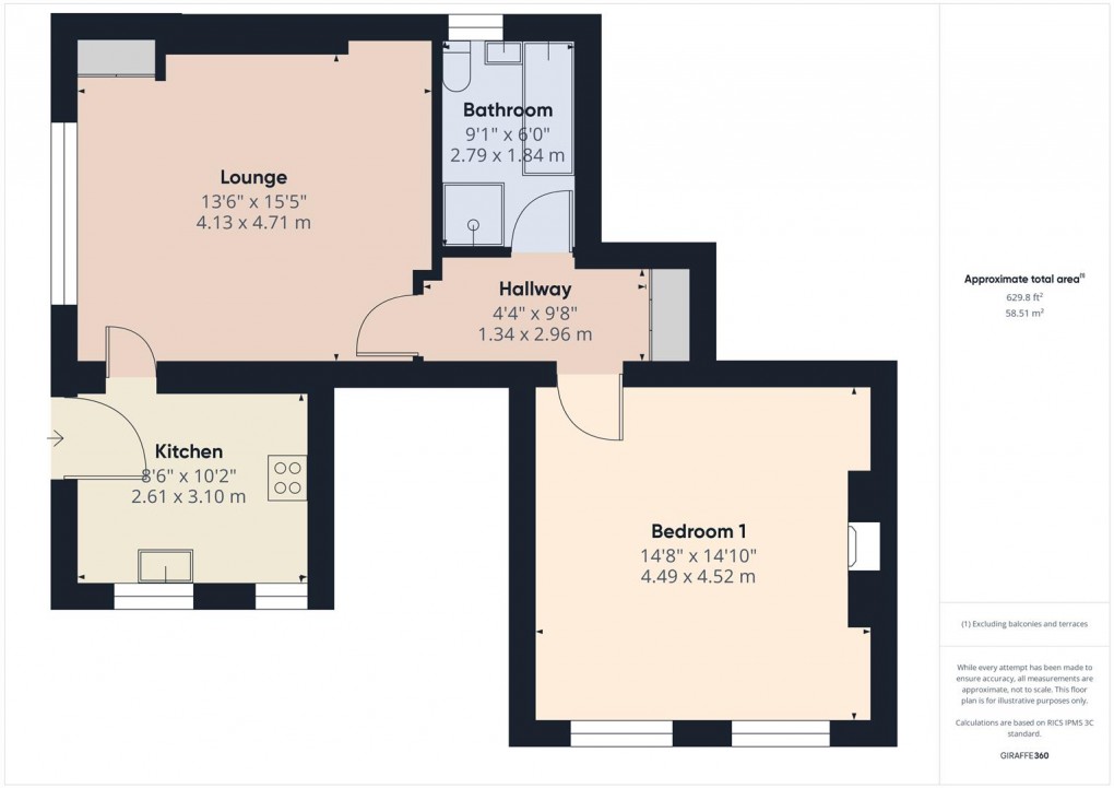 Floorplan for Park Road, Buxton