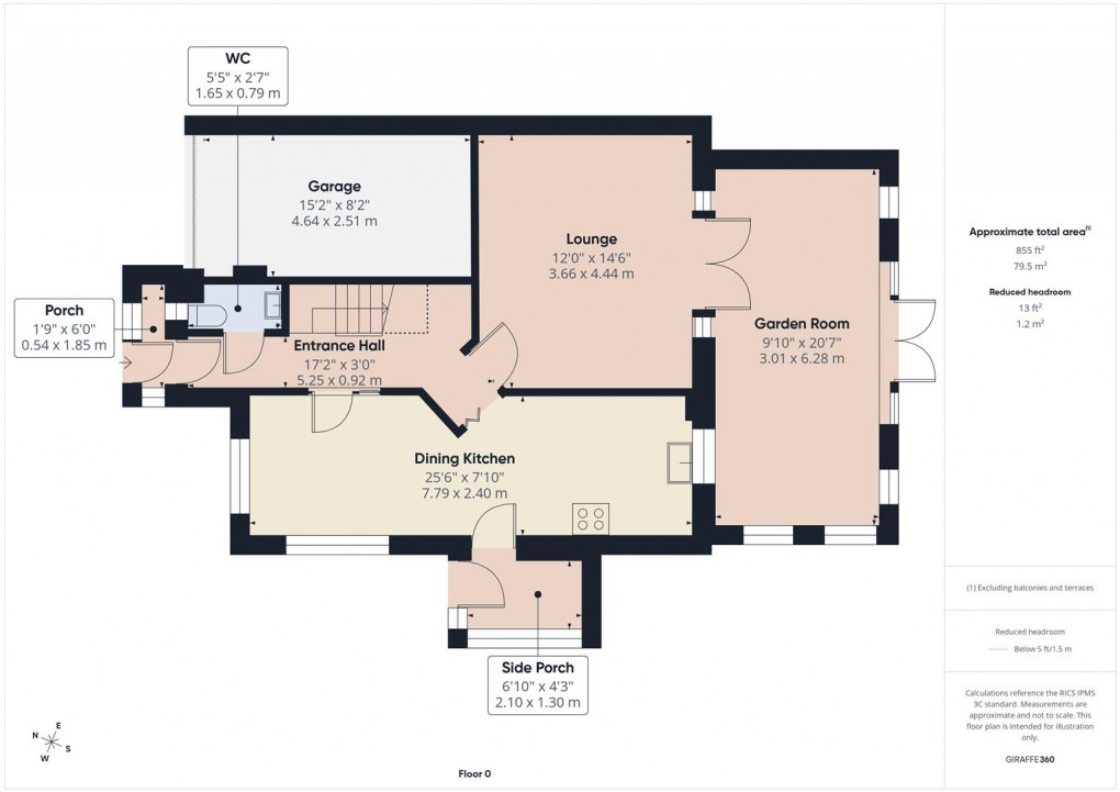 Floorplan for Solomons View, Buxton