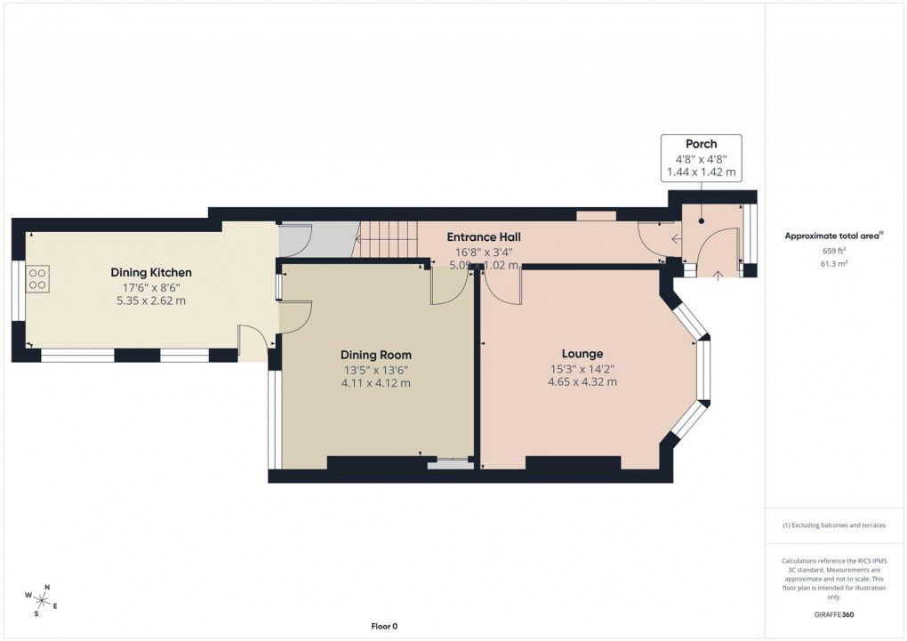Floorplan for Lightwood Road, Buxton