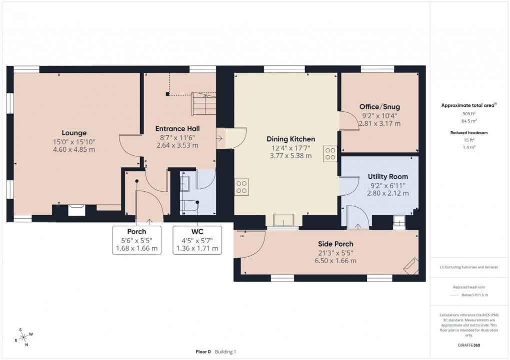 Floorplan for Long Lane, Combs, High Peak