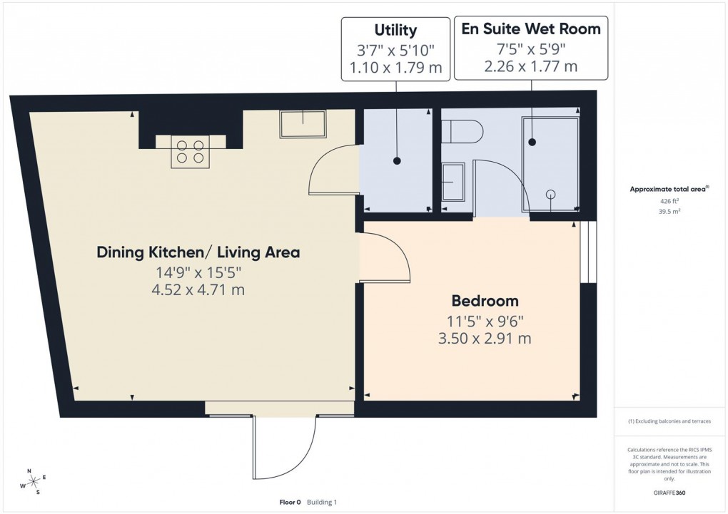 Floorplan for Long Lane, Combs, High Peak