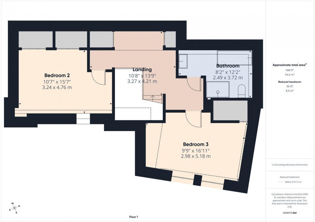 Floorplan for The Quadrant, Buxton