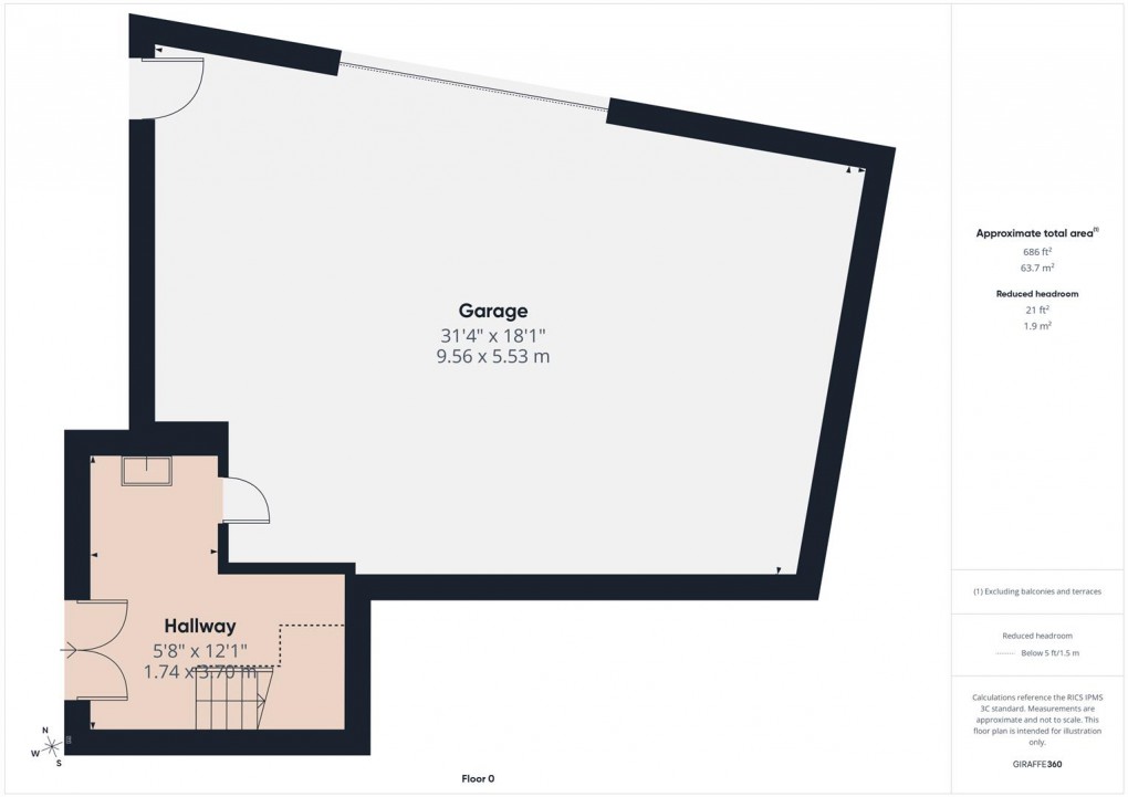 Floorplan for The Quadrant, Buxton
