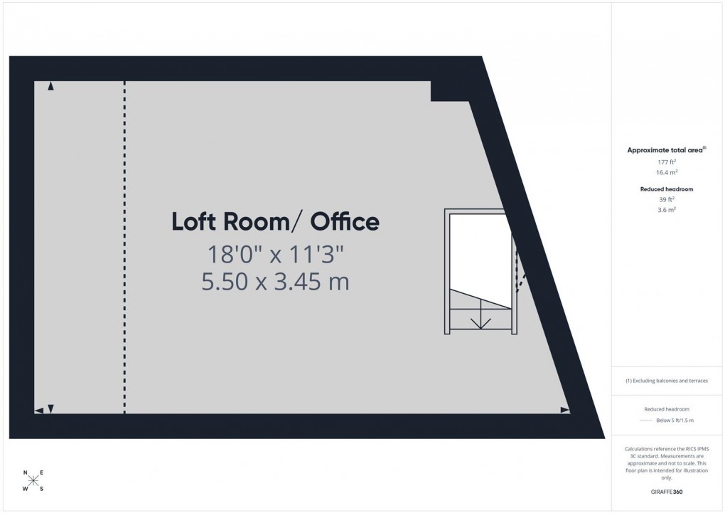 Floorplan for The Quadrant, Buxton