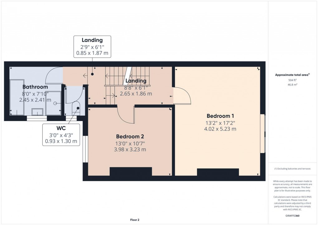 Floorplan for Crowestones, Buxton