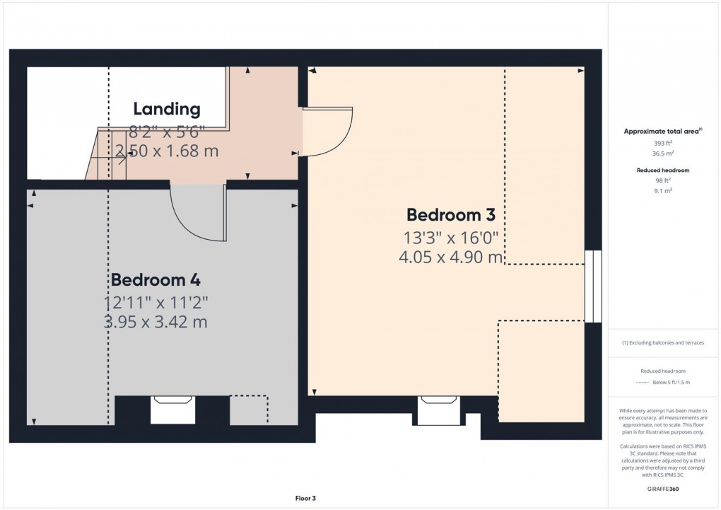 Floorplan for Crowestones, Buxton