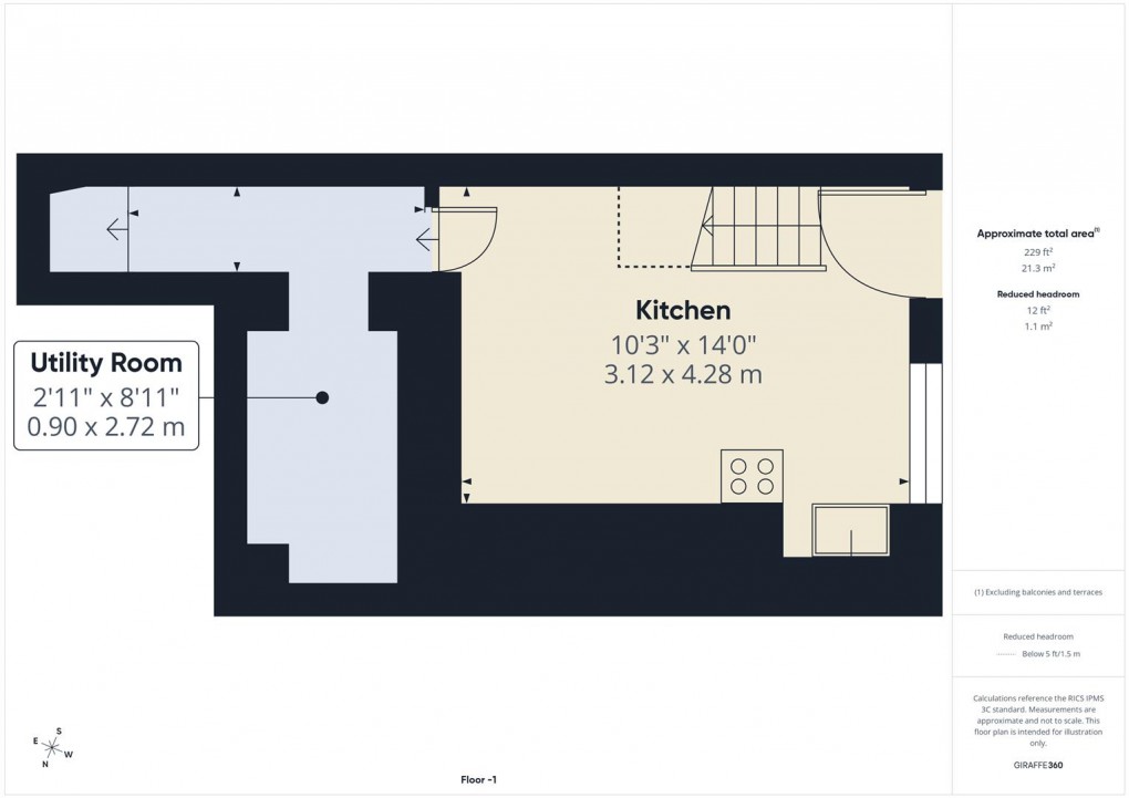 Floorplan for Chapel Road, Whaley Bridge, High Peak