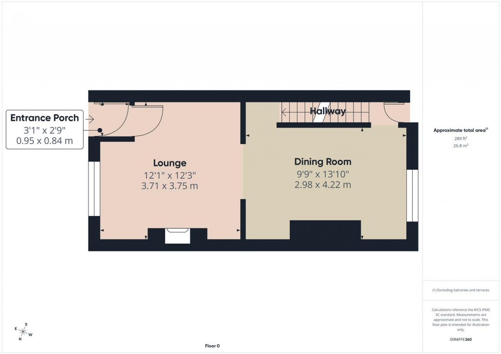 Floorplan for Chapel Road, Whaley Bridge, High Peak