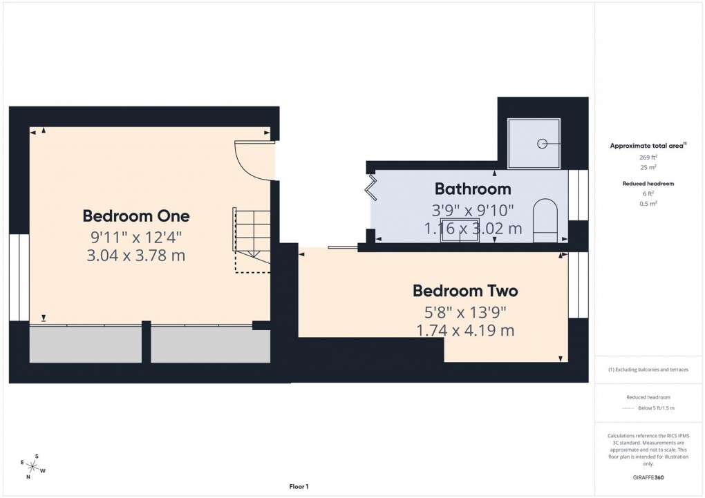 Floorplan for Chapel Road, Whaley Bridge, High Peak