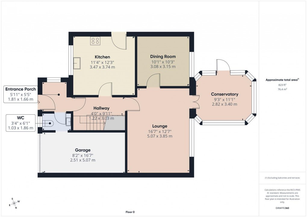 Floorplan for White Knowle Park, Buxton