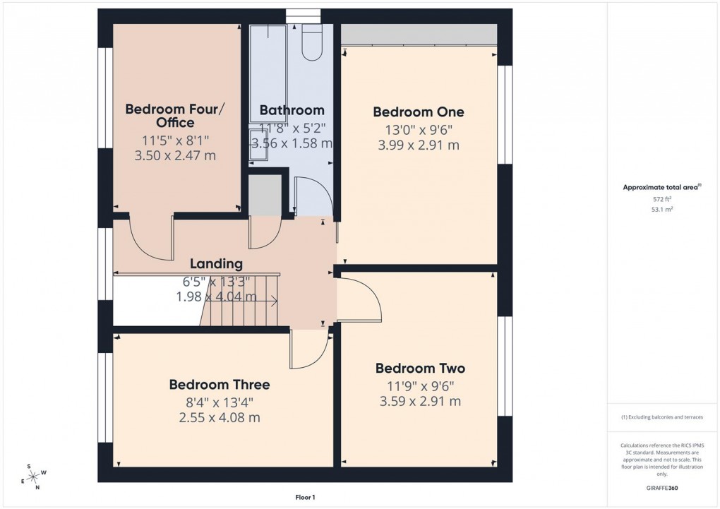 Floorplan for White Knowle Park, Buxton