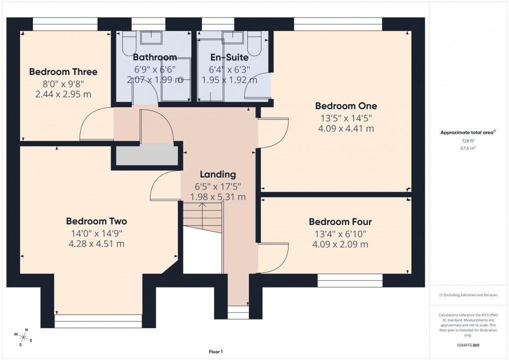 Floorplan for Green Lane, Buxton