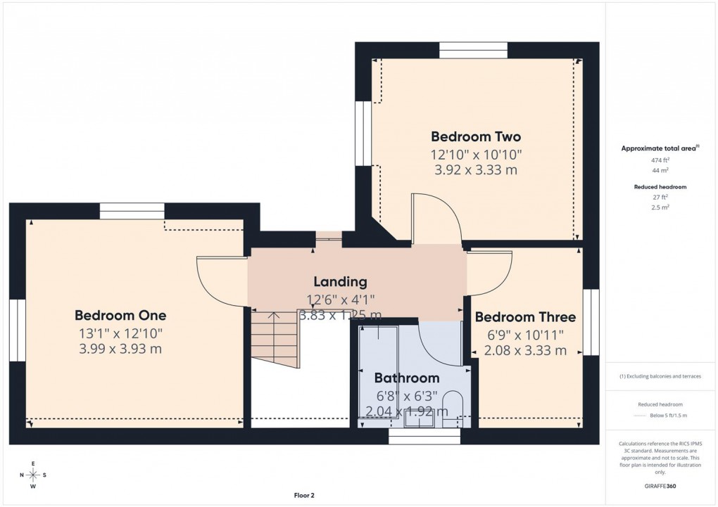 Floorplan for Green Lane, Buxton