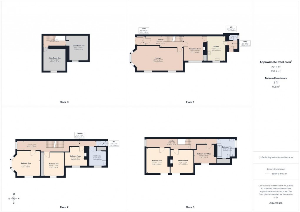 Floorplan for Silverlands, Buxton