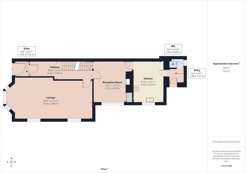 Floorplan for Silverlands, Buxton