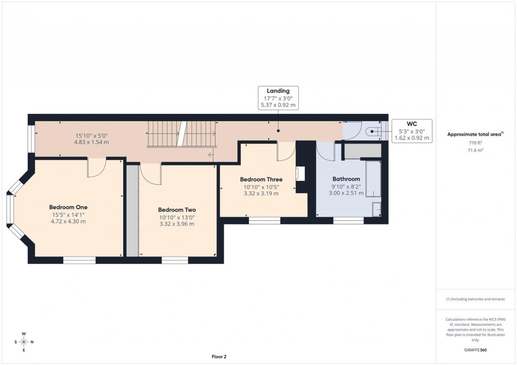 Floorplan for Silverlands, Buxton