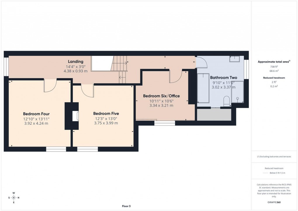 Floorplan for Silverlands, Buxton
