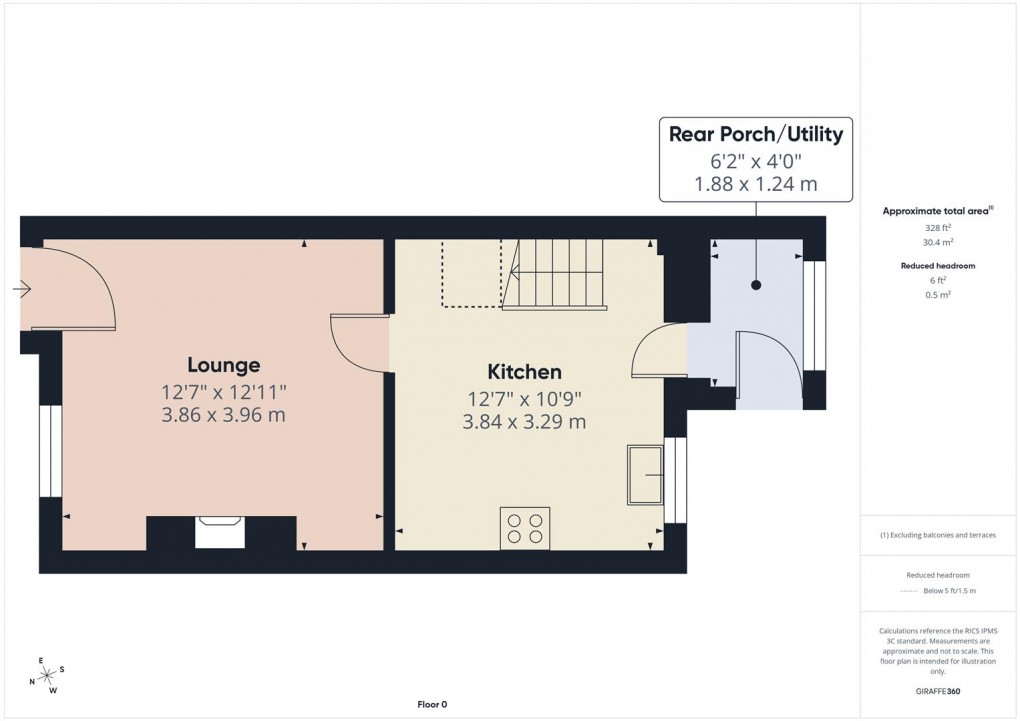 Floorplan for The Ditch, Chelmorton, Buxton