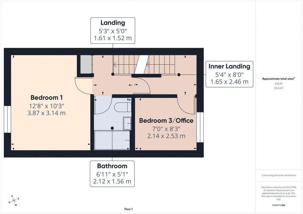 Floorplan for The Ditch, Chelmorton, Buxton