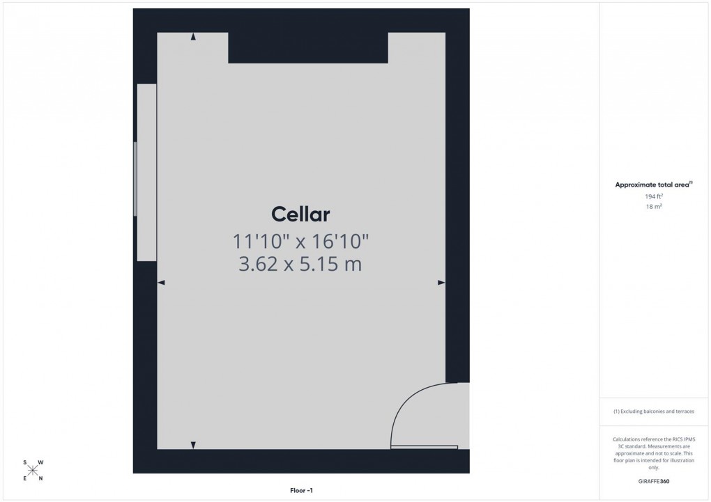 Floorplan for Corbar Road, Buxton