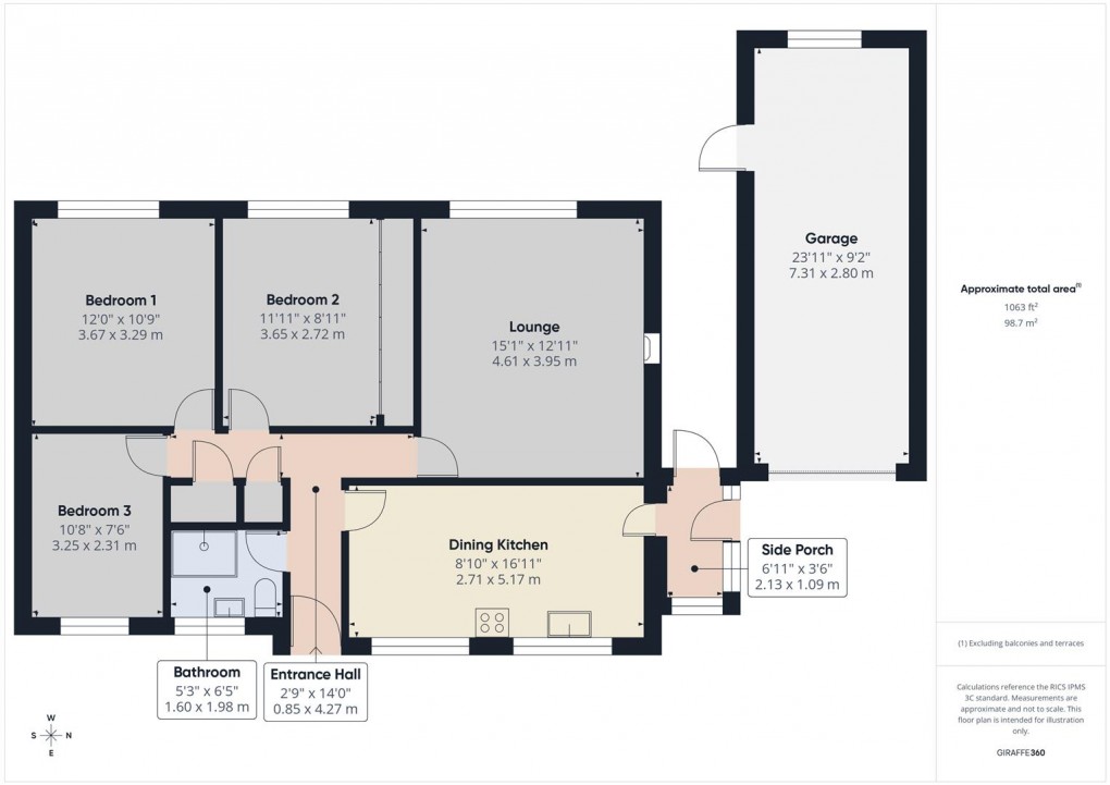 Floorplan for Foxlow Avenue, Buxton