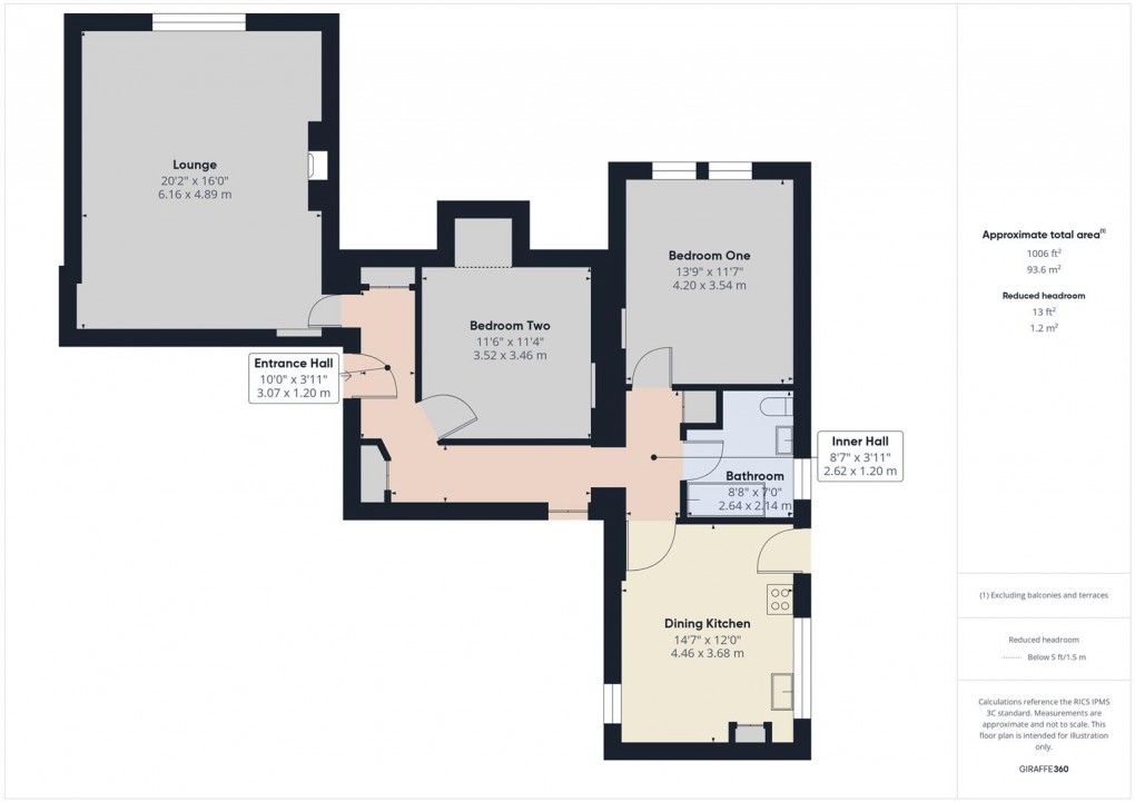 Floorplan for Park Road, Buxton