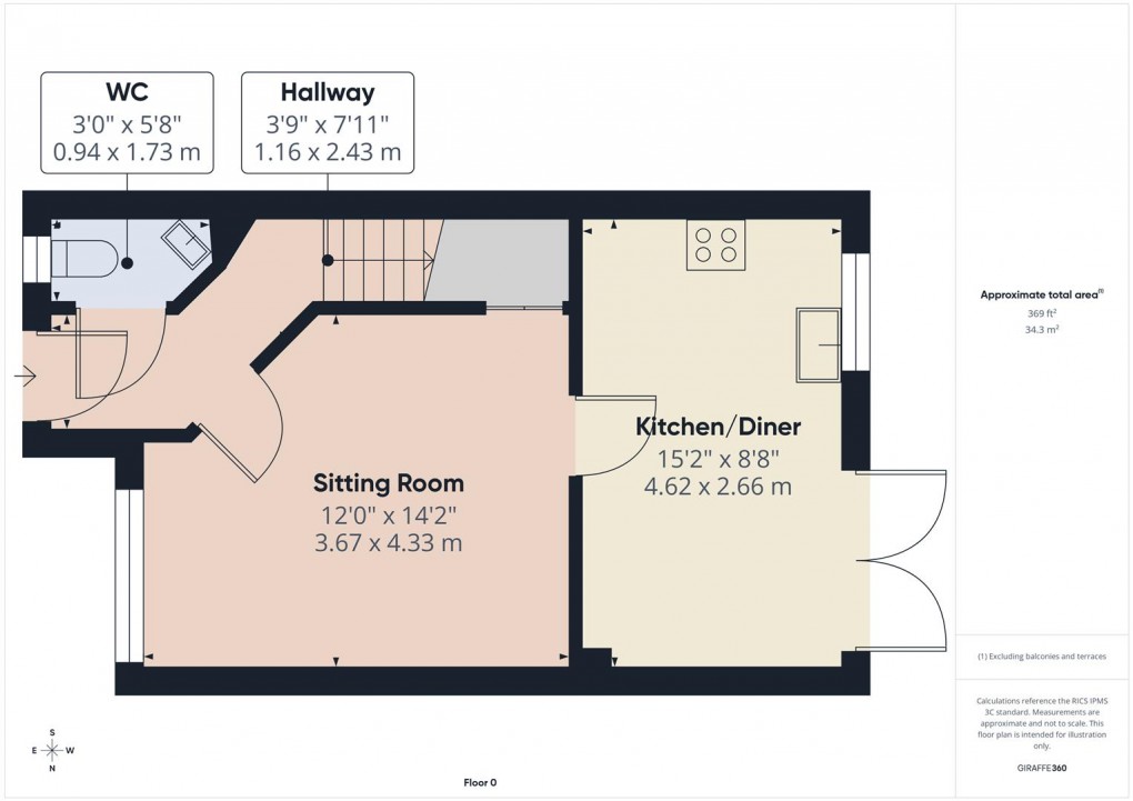 Floorplan for Beech View Drive, Buxton