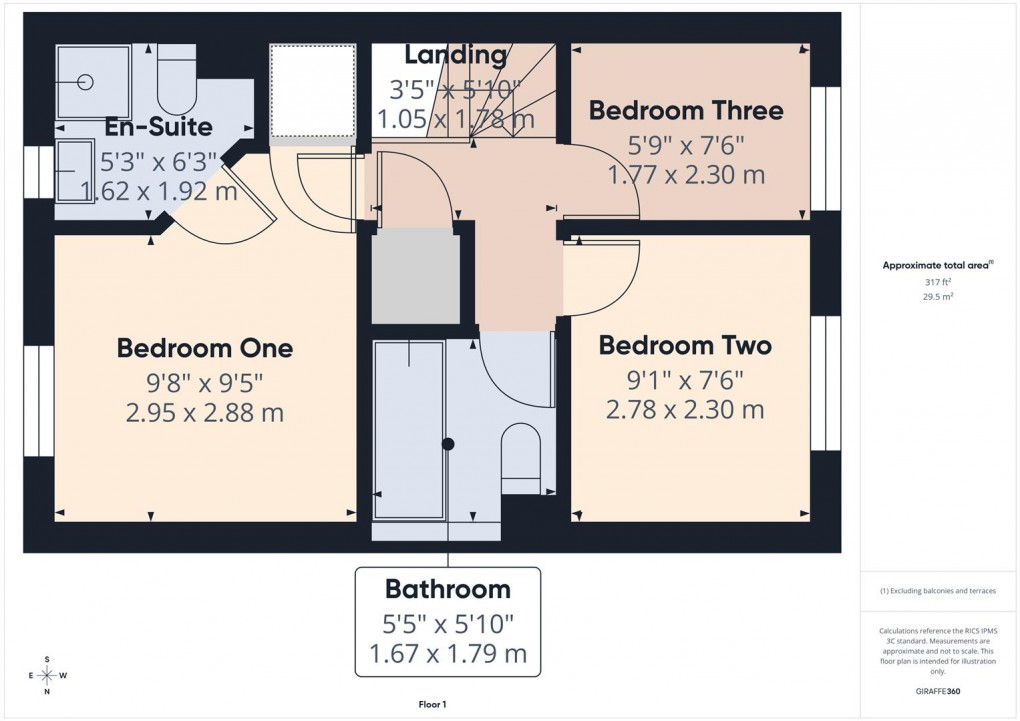Floorplan for Beech View Drive, Buxton