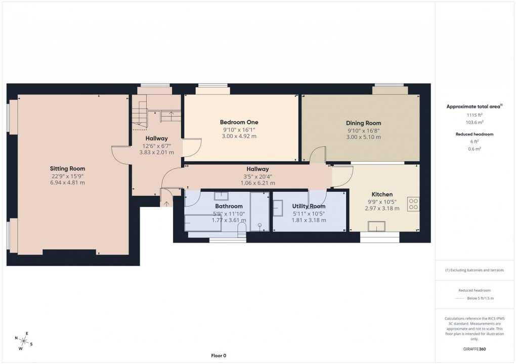 Floorplan for The Square, Buxton