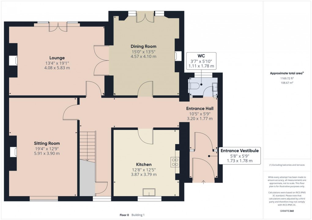 Floorplan for Manchester Road, Buxton