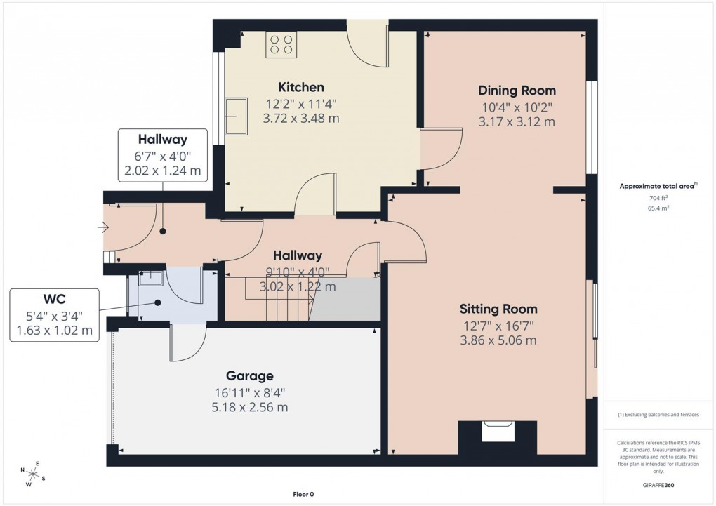 Floorplan for Anncroft Road, Buxton